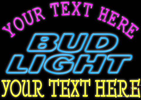 Custom Bud light Neon Beer Sign