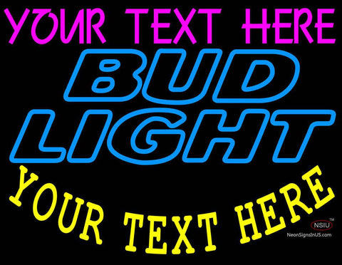 Custom Bud light Neon Beer Sign  