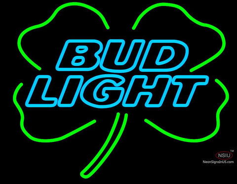 Budlight Shamrock Neon Sign