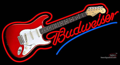 Budweiser Guitar Neon Sign 