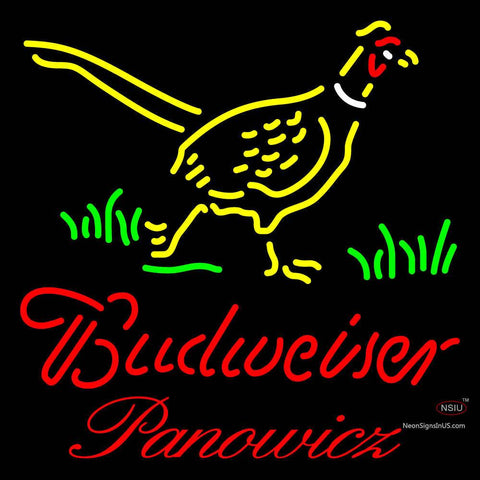 Custom Budweiser Nebraska Panowicz Pheasant Neon Sign  