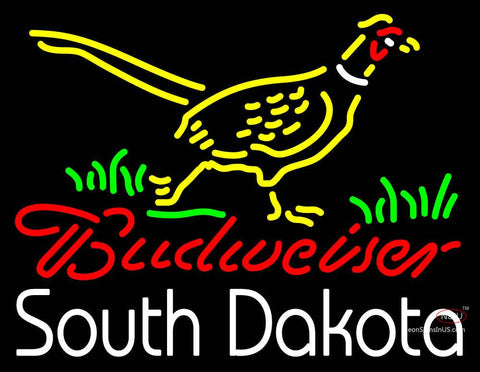 Custom Budweiser Pheasant South Dakota Neon Sign  