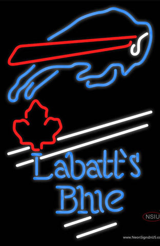 Custom Buffalo Bills Labatt Logo Real Neon Glass Tube Neon Sign 