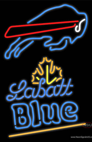 Custom Buffalo Bills Labatt Logo Real Neon Glass Tube Neon Sign 