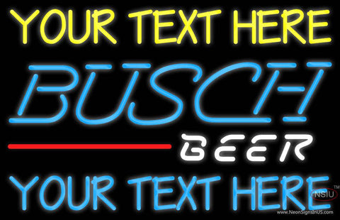 Custom Busch Beer Neon Beer Sign