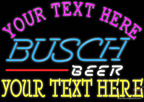 Custom Busch Beer Neon Beer Sign 