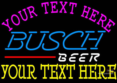 Custom Busch Beer Neon Beer Sign  