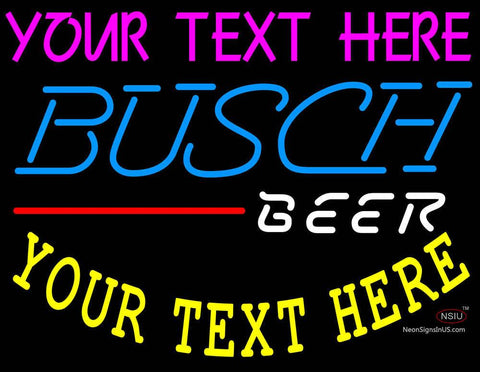 Custom Busch Beer Neon Beer Sign 7 