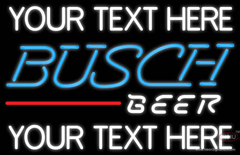 Custom Busch Beer Neon Beer Sign