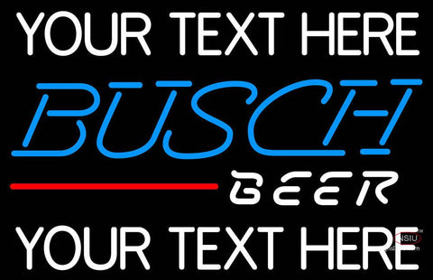 Custom Busch Beer Neon Beer Sign 