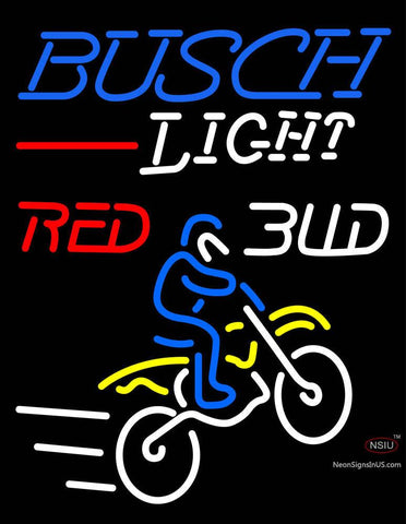 Custom Busch Light Motocross Neon Sign  