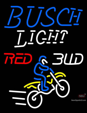 Custom Busch Light Motocross Neon Sign  