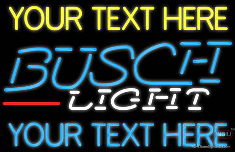 Custom Busch Light Neon Beer Sign 