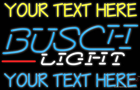 Custom Busch Light Neon Beer Sign 