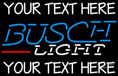 Custom Busch Light Neon Beer Sign  