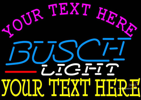 Custom Busch Light Neon Beer Sign  