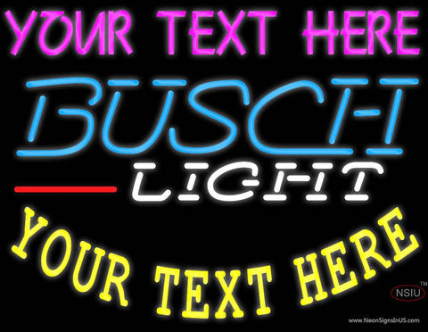 Custom Busch Light Neon Beer Sign 