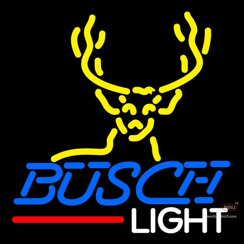 Custom Busch Light With Deer Neon Sign  