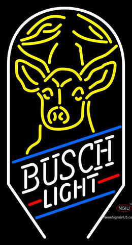 Custom Busch Light With Deer Neon Sign  