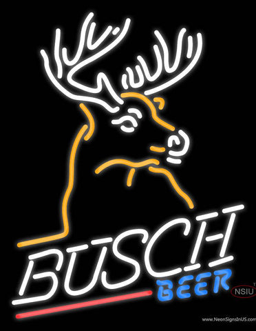 Busch Mountain Buck Neon Beer Sign 