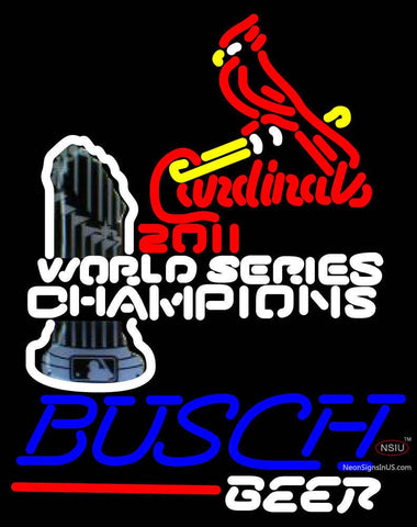 Custom  World Series Champions Logo Neon Sign 