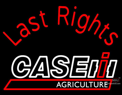 Custom Case Agriculture Last Rights Neon Sign 7 