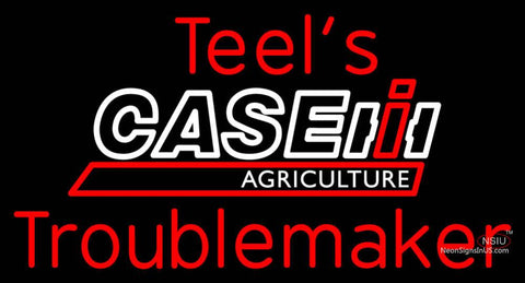 Custom Case Agriculture Teels Troublemaker Neon Sign  