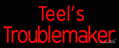 Custom Case Agriculture Teels Troublemaker Neon Sign  