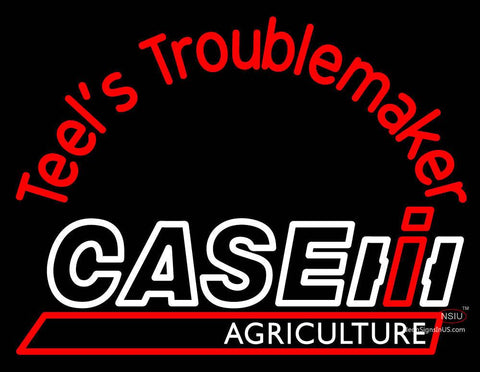 Custom Case Agriculture Teels Troublemaker Neon Sign  