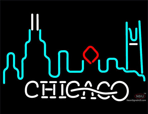 Custom Chicago City Neon Sign  