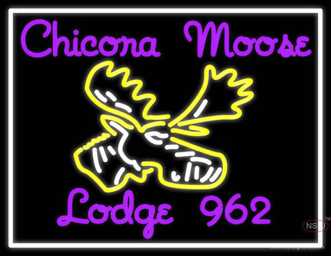 Custom Chicora Moose Lodge  Real Neon Glass Tube Neon Sign 