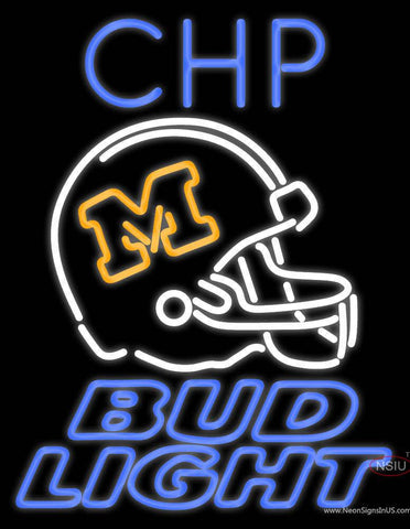 Custom Chp MU Tigers Football Helmet Bud Light Real Neon Glass Tube Neon Sign 