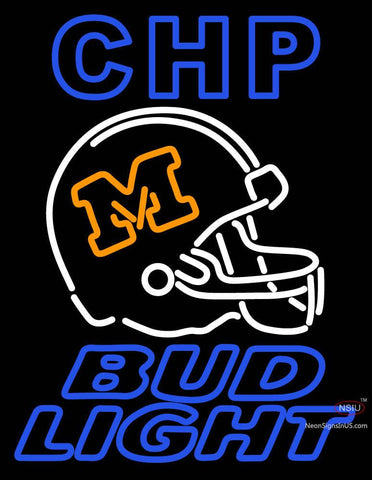 Custom Chp MU Tigers Football Helmet Bud Light Neon Sign  