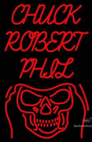 Custom Chuck Robert Phil Neon Sign  