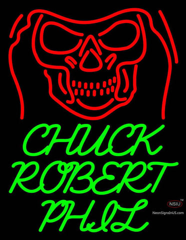 Custom Chuck Robert Phil Neon Sign  