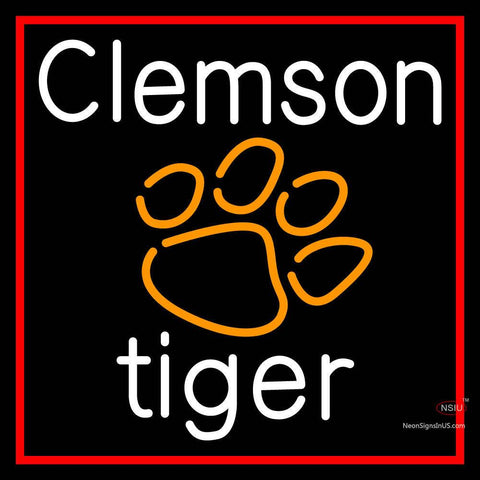 Custom Clemson Tiger Neon Sign  
