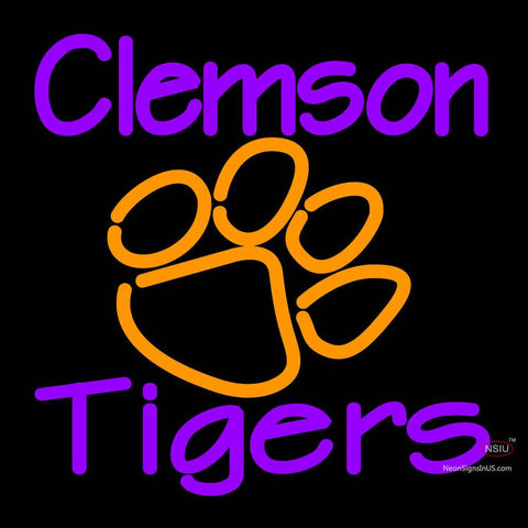 Custom Clemson Tigers Bud Light Logo Neon Sign  