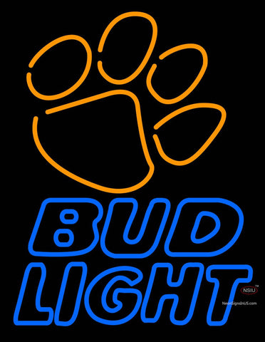 Custom Clemson Tigers Bud Light Logo Neon Sign  