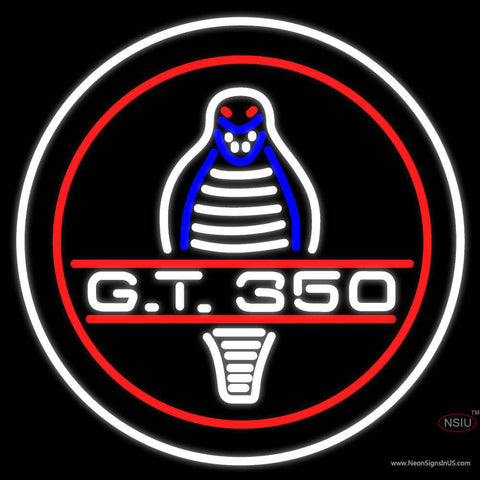 Custom Cobra Gt  Logo Real Neon Glass Tube Neon Sign 