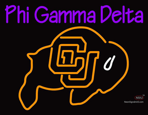 Custom Colorado Buffaloes Phi Gamma Delta Neon Sign  