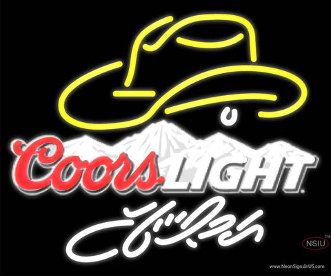 Custom Coors Light Logo Real Neon Glass Tube Neon Sign 