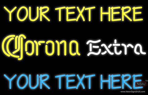 Custom Corona Extra Neon Beer Sign