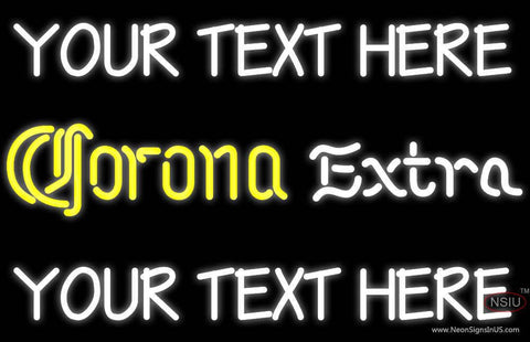 Custom Corona Extra Neon Beer Sign 