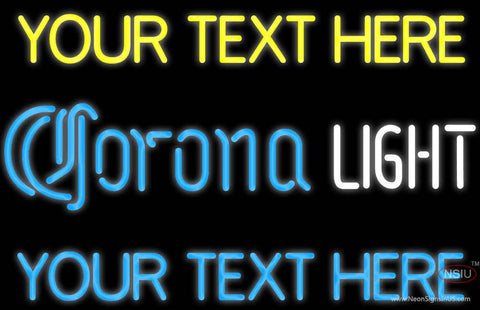 Custom Corona Light Neon Beer Sign 