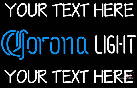 Custom Corona Light Neon Beer Sign  