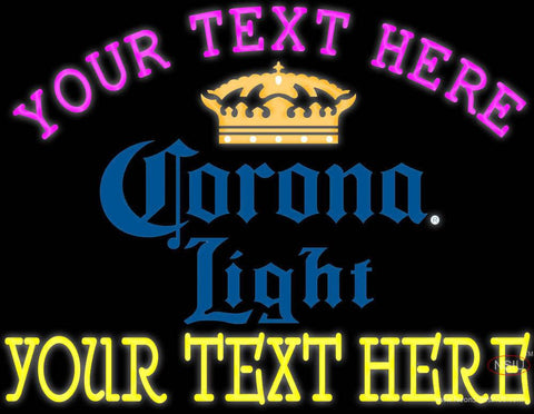 Custom Corona Light Neon Beer Sign