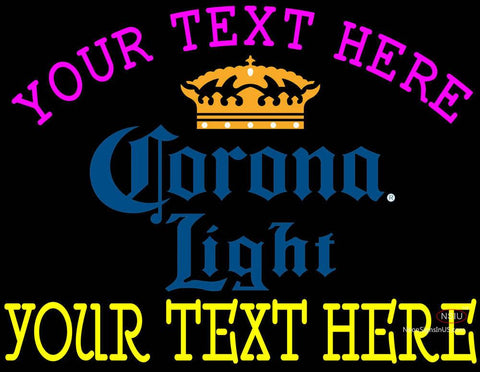 Custom Corona Light Neon Beer Sign 