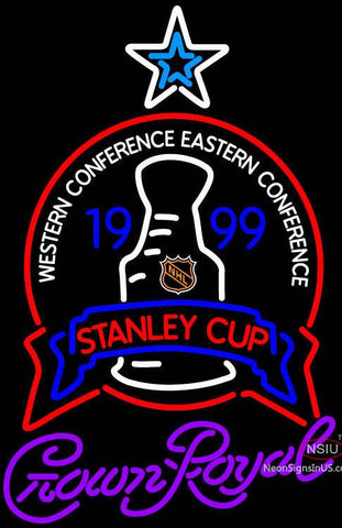 Custom Dallas Stars Stanley Cup Crown Royal Neon Sign
