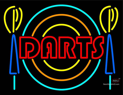 Custom Darts With Logo Neon Sign 