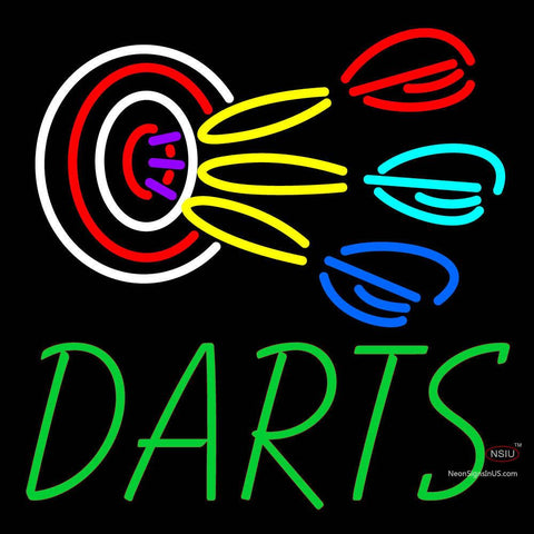 Custom Darts With Logo Neon Sign 